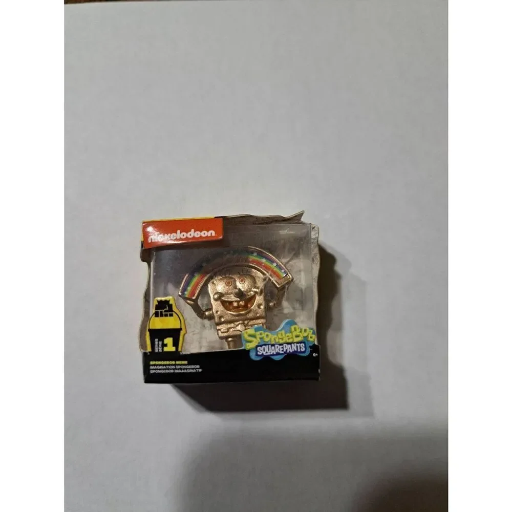 RARE Zuru Mini Brands Miniature Goldtone SpongeBob Meme Imagination SpongeBob
